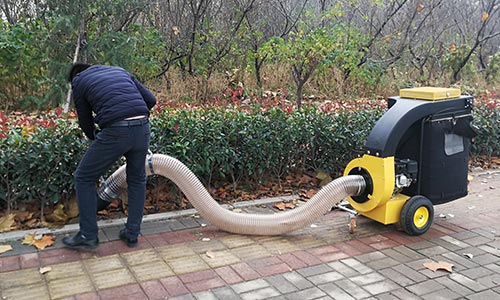 小型樹葉收集器，環(huán)衛(wèi)道路吸葉，園林修剪廢料回收輕松方便