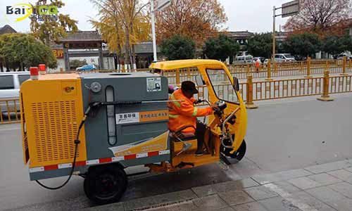 可上牌人行道高壓清洗車不只是道路清潔這么簡單