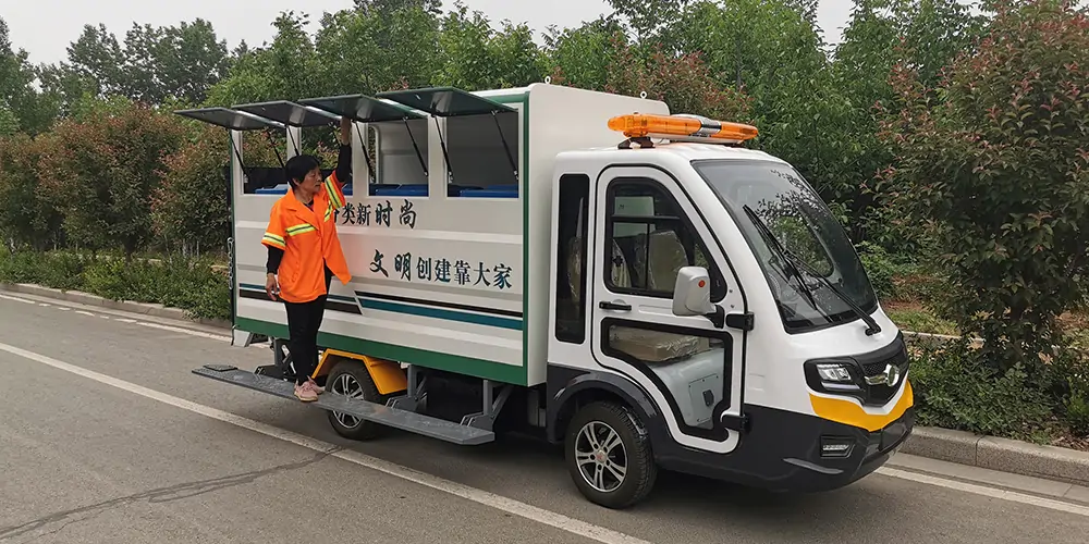 街道辦垃圾車_小型環(huán)衛(wèi)垃圾車_四分類垃圾車_生活垃圾車