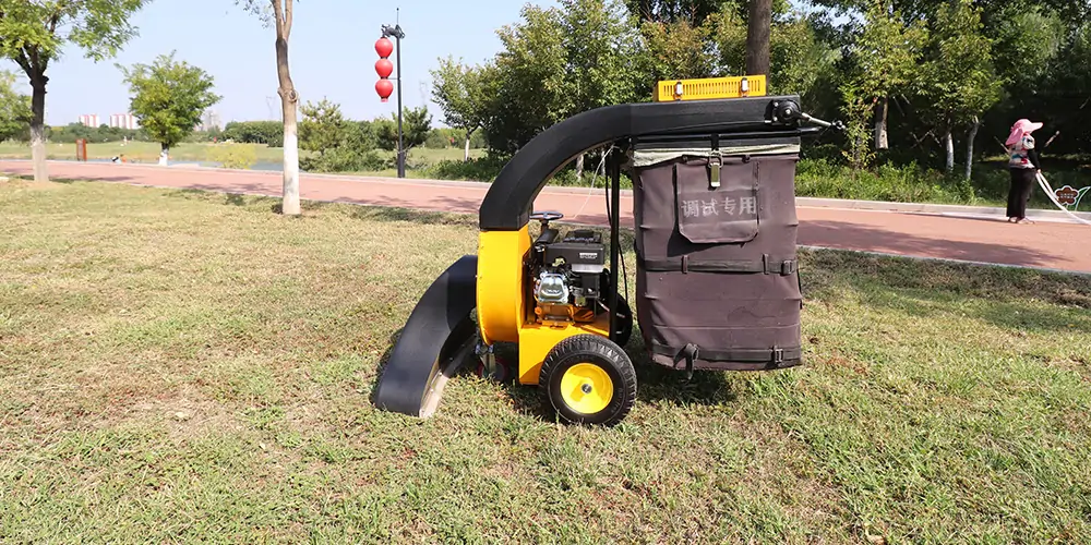 吸葉機_手推式樹葉收集器_落葉收集設(shè)備_樹葉收集車