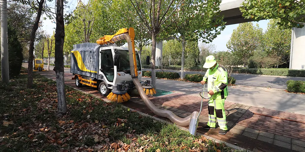 吸樹葉的機器 新型樹葉收集車 電動樹葉專用收集車 樹葉收集一體車 吸入式樹葉收集車